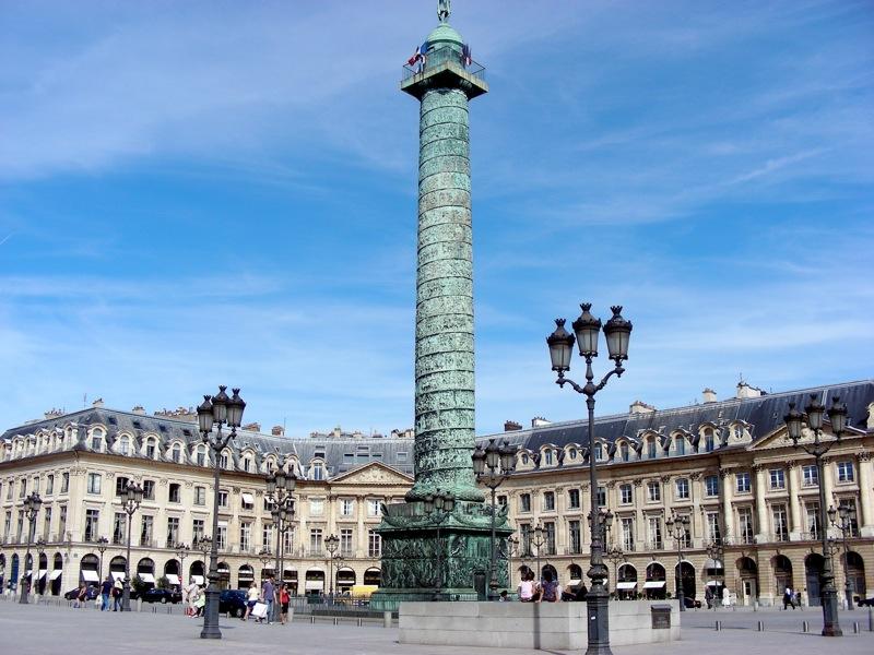 Вандомская колонна в Париже – по следам Наполеона