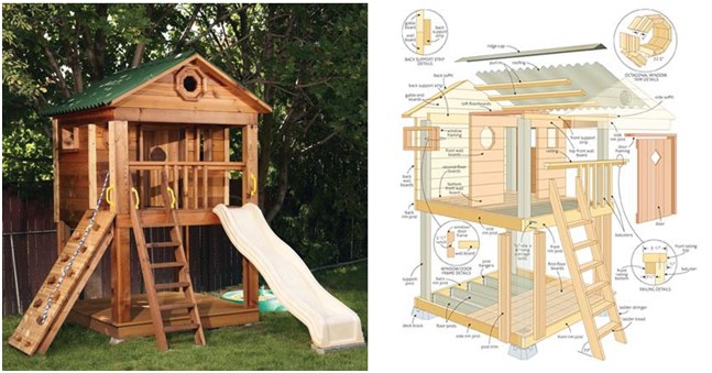 Деревянные детские домики: как выбрать готовый и сделать его самому