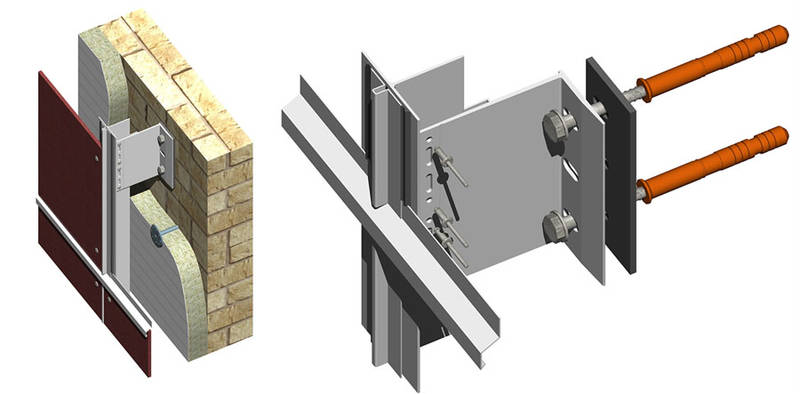 Подсистема для вентилируемого фасада: функции, устройство, используемые материалы, способы монтажа