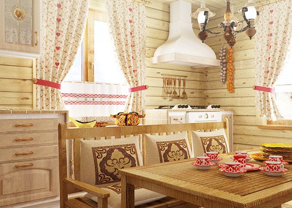 Интерьер дома в деревенском стиле: выбор мебели и идеи для декора
