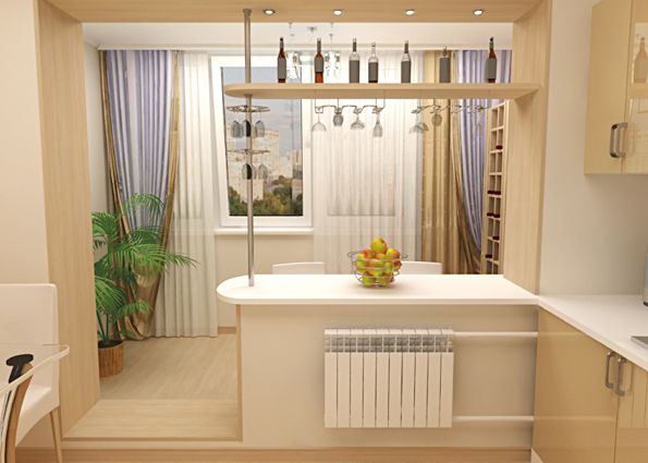 Балкон – полезная площадь и уютная комната (фото). Объединение балкона с комнатой