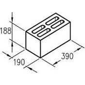 Бетонные блоки для фундамента 20х20х40, характеристики, вес и цены