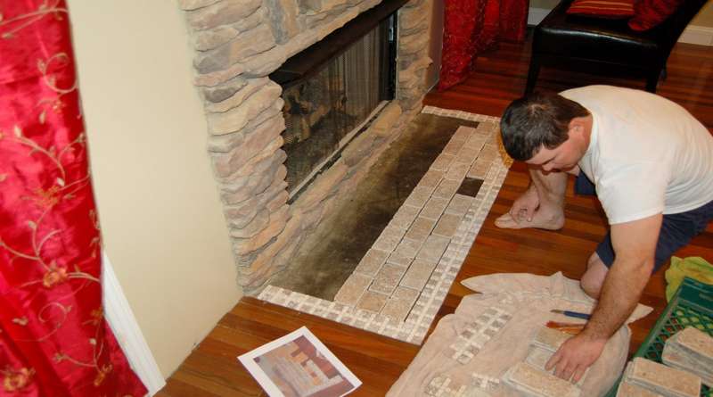 Домашний ремонт: облицовка печи или камина плиткой своими руками